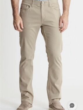Jachs NY Men’s 34x34 Khaki NWOT Stretch Cotton Chino 5 Pocket Pants